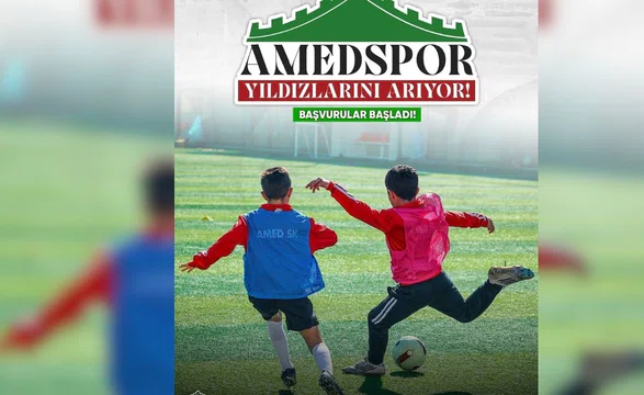 Amedspor geleceğin yıldızlarını keşfetmek için düğmeye bastı