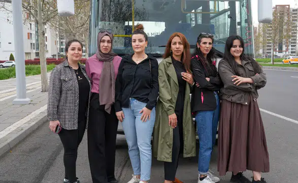 Diyarbakır’da kadınlar direksiyon başına geçti