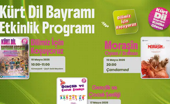 Diyarbakır’da Kürt Dil Bayramı için dolu dolu program: Koşu, tiyatro ve şenlik