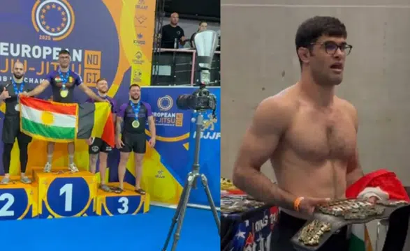 Brüksel’de Kürt sporcu damgası: Farshad Gardakaneh şampiyon oldu