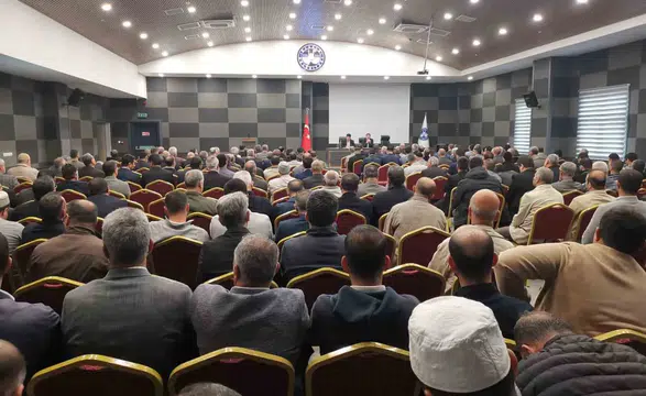 Elazığ’da din görevlileri bayram hazırlığı için toplandı