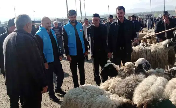 Çaldıran pazarında kurban rehberliği dönemi