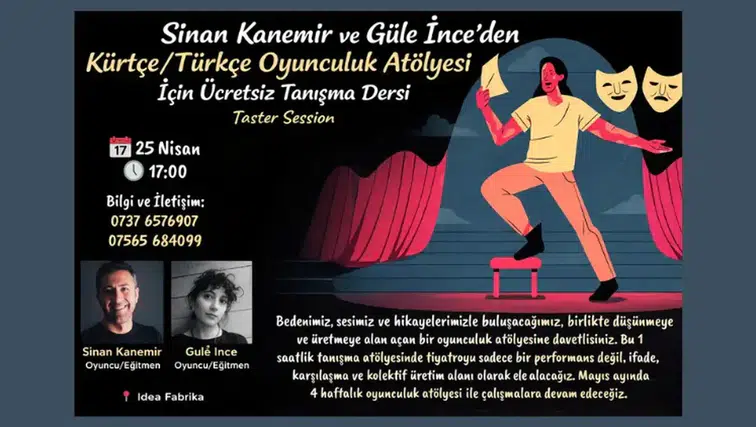 Londra’da dikkat çeken atölye! Türkçe-Kürtçe oyunculuk eğitimi başlıyor
