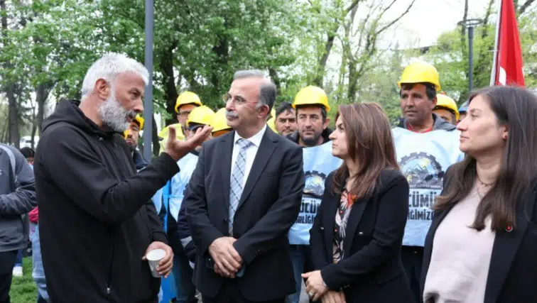 DEM Parti’den açlık grevindeki işçilere mesaj: “Birlikte kazanmaya kararlıyız”