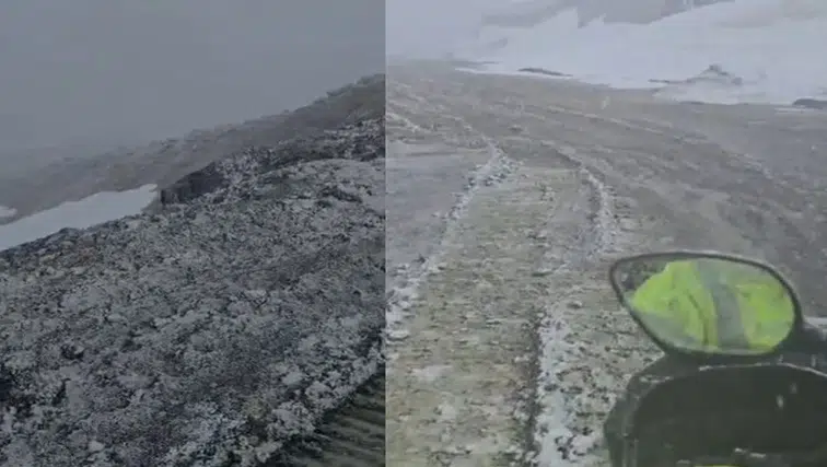 Hakkari’de bahar beklerken kar sürprizi yaşandı