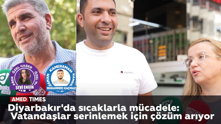 Diyarbakır'da sıcaklarla mücadele: Vatandaşlar serinlemek için çözüm arıyor
