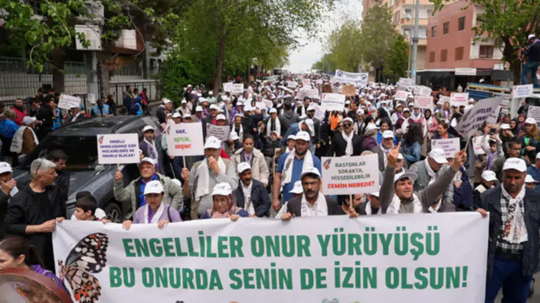 Diyarbakır’da Engelliler Onur Yürüyüşü: “Erişim yoksa eşitlik yoktur”