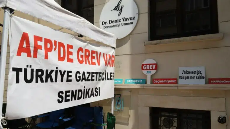 AFP'de TİS krizi sürüyor: Gazetecilerin grevi 10'uncu gününde