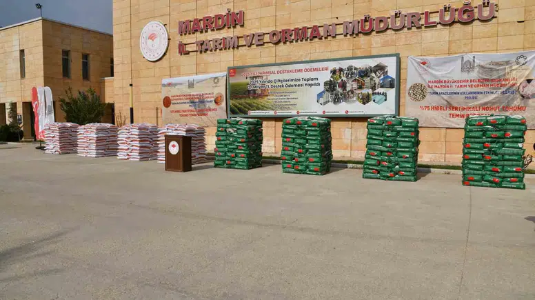 Mardinli çiftçilere 146 ton tohum desteği sağlandı