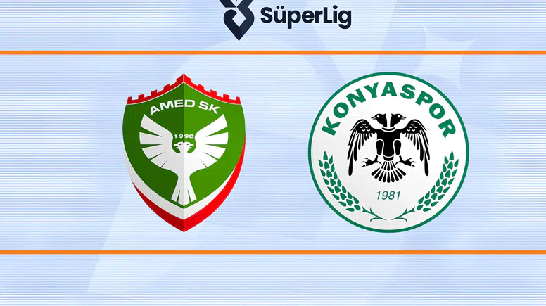Amedspor Konyaspor maçı kaçta hangi kanalda saat kaçta? İşte detaylar