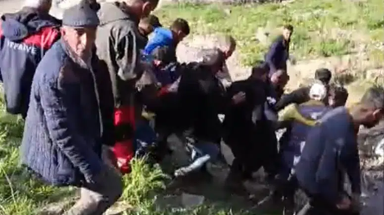 Yüksekova'da acı kaza Pancar toplarken uçurumdan düşen kadın yaşamını yitirdi