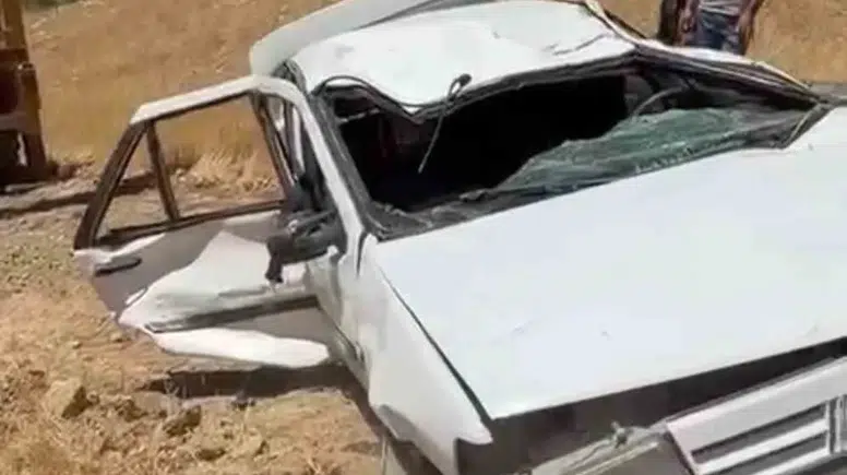 Siirt Kurtalan yolunda ağır kaza 2 kişi hastaneye kaldırıldı