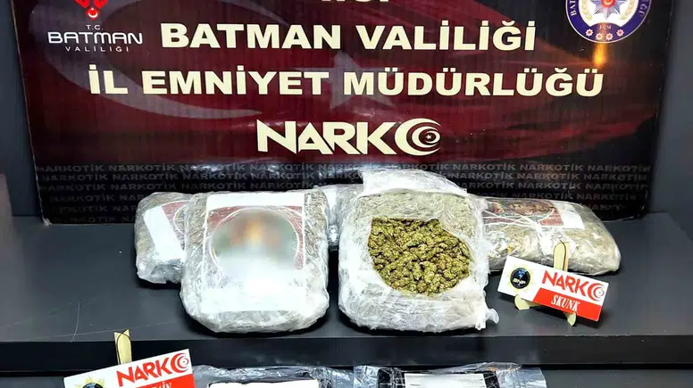 Batman girişinde uyuşturucu dolu tır yakalandı