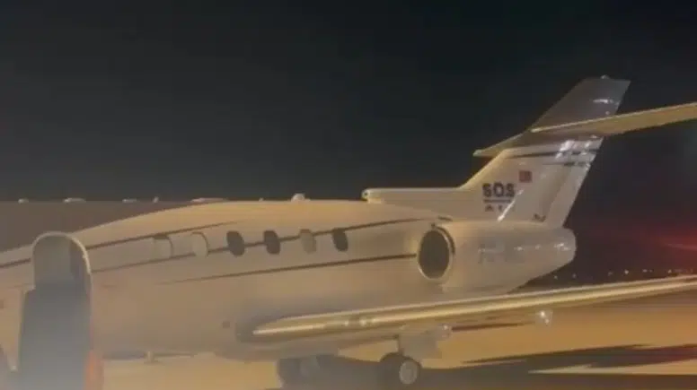 Siirtte durumu kritik olan bebek uçak ambulansla İstanbula taşındı