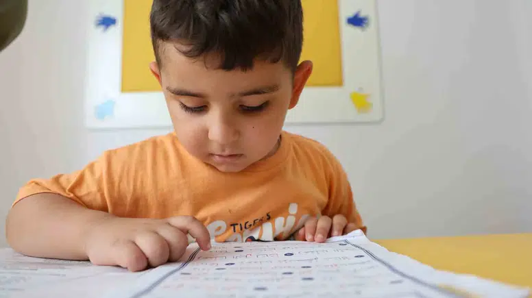 Elazığlı küçük Kerem kısa sürede Kur an okumaya başladı