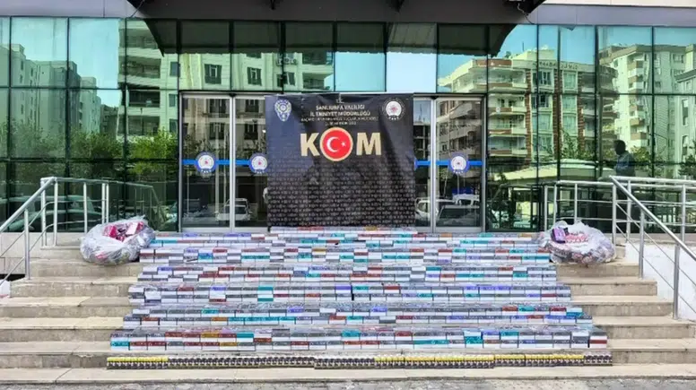 Şanlıurfa'da milyonluk kaçakçılık operasyonu iki tutuklama getirdi