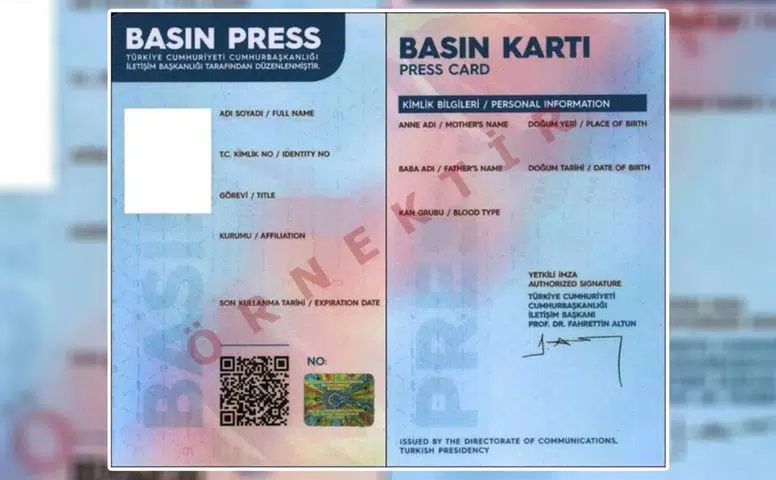 Gazetecilere müjde! Basın kartı artık tek başına kimlik sayılacak