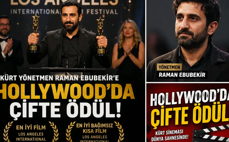 Kürt yönetmen Raman Ebubekir Hollywood’da zirvede! İki büyük ödül