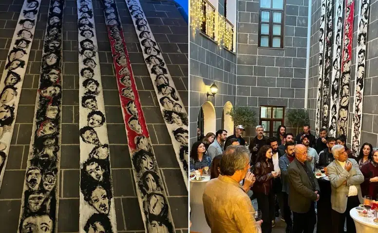“Bîra Rû” sergisi Diyarbakır’da sanatseverlerle buluştu