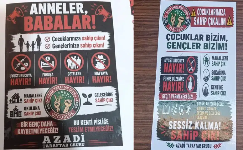 Amedspor tribünlerinden toplumsal seferberlik: Gençleri karanlıktan korumak için sahaya indiler