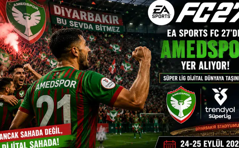 Amedspor EA Sports FC 27’de: Süper Lig Dijital Dünyaya Taşınıyor
