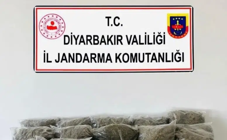 Diyarbakır jandarmasından geniş çaplı uyuşturucu operasyonu