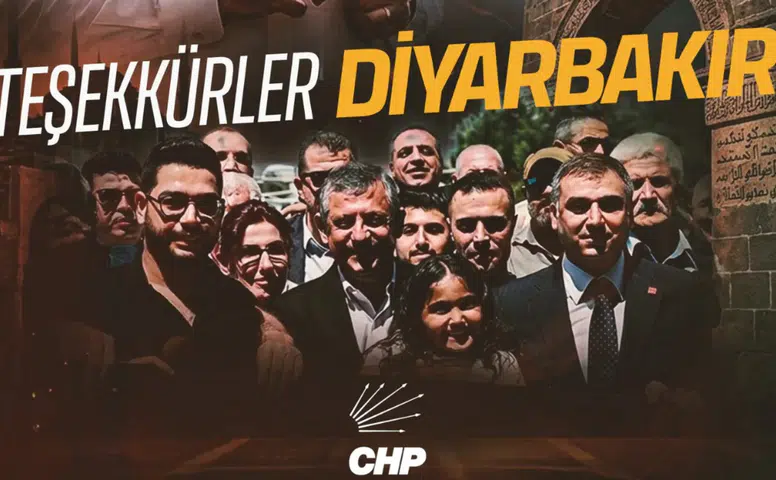 CHP Diyarbakır İl Başkanı'ndan Özgür Özel ziyaretinin ardından teşekkür mesajı