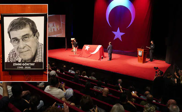 Zihni Göktay'a son veda: Harbiye'de duygusal tören, İmamoğlu'ndan mesaj