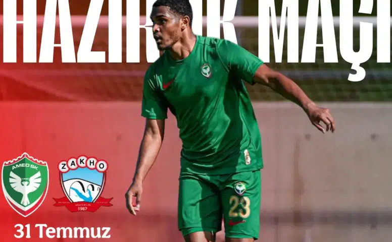 Amedspor, yeni sezon hazırlıkları kapsamında Zakho SC ile karşılaşacak