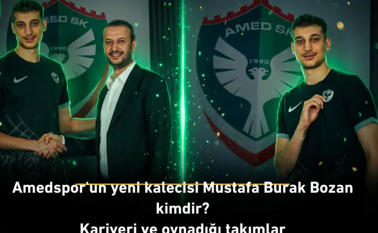 Amedspor'un yeni kalecisi Mustafa Burak Bozan kimdir? Kariyeri ve oynadığı takımlar