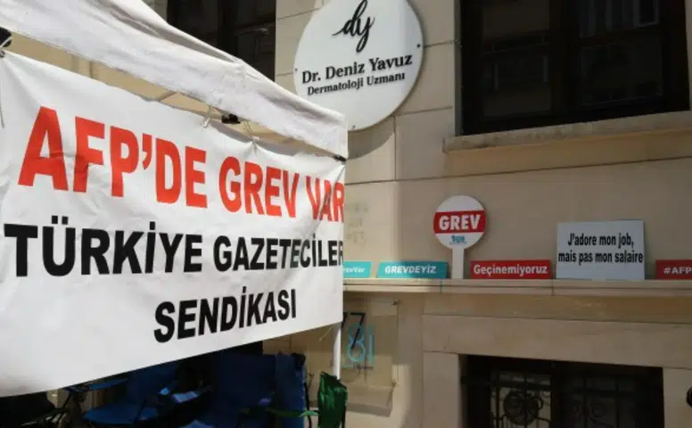 AFP'de TİS krizi sürüyor: Gazetecilerin grevi 10'uncu gününde