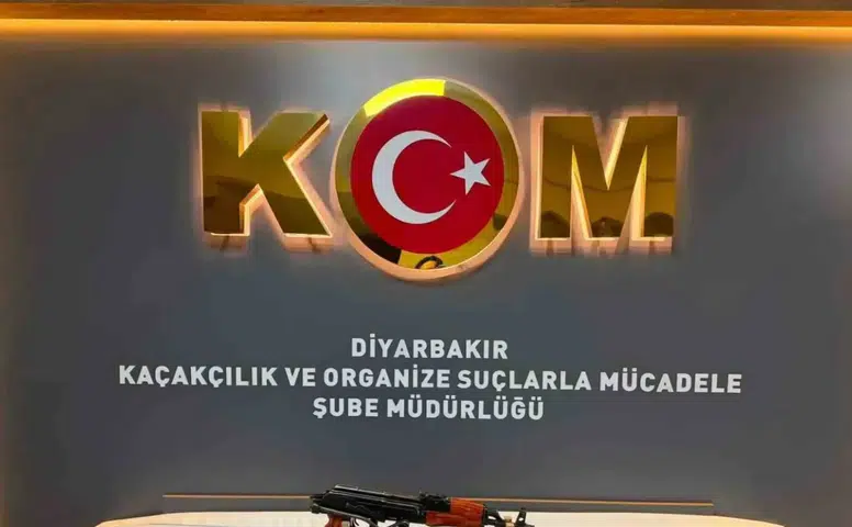 Diyarbakır'da ortak operasyonda AK-47 ele geçirildi: 2 tutuklama