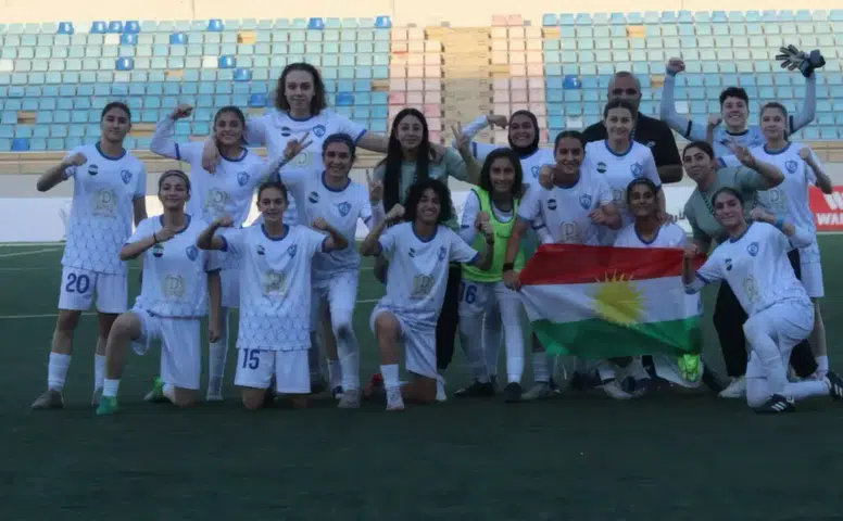 Rojava'nın El-Hilal Kadın Futbol Takımı Batı Asya Kupası'nda tarih yazmak için sahaya çıkıyor