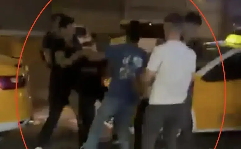 Diyarbakır Yenişehir'de arkadaş grubu kavgası kameraya yansıdı