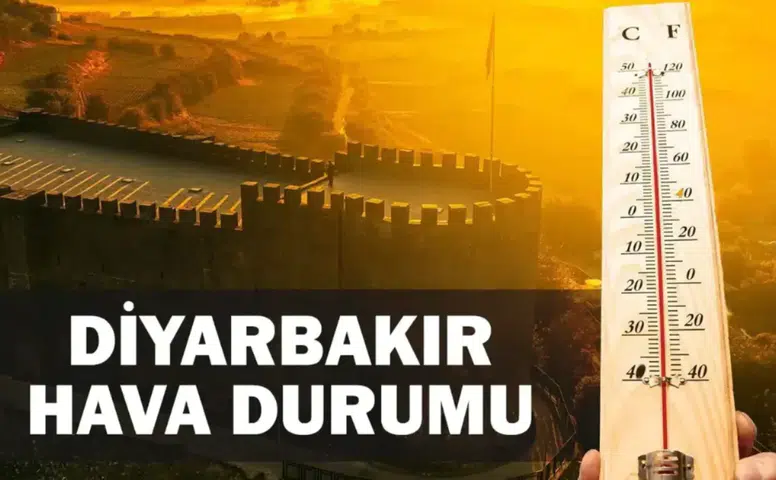 Diyarbakır’da sıcaklık alarmı: Termometreler 39 dereceyi gösterecek