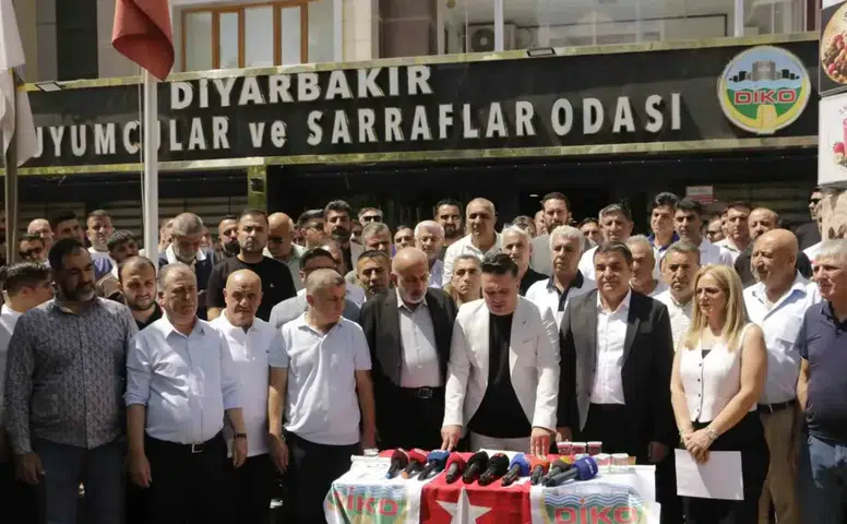 Diyarbakır iş dünyası kuyumcu esnafına yönelik silahlı saldırıya karşı birleşti