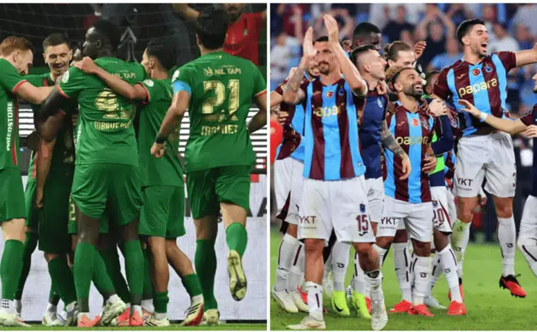 Amedspor-Trabzonspor maçında ilk 11’ler belli oldu