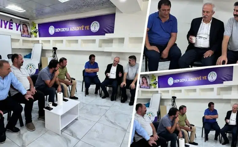 Tahliye edilen Selçuk Mızraklı’ya Diyarbakır’da yoğun ziyaret