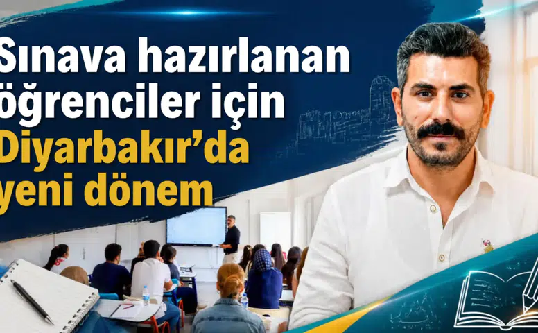 Sınava hazırlanan öğrenciler için Diyarbakır’da yeni dönem