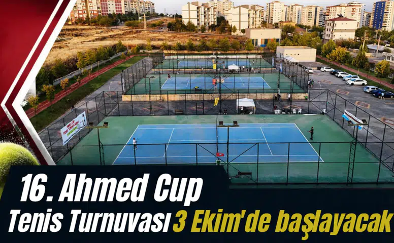 16. Amed Cup Tenis Turnuvası 3 Ekim’de başlayacak