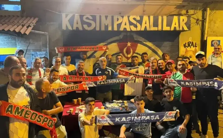 Kasımpaşa ve Amedspor’dan maç öncesi kardeşlik fotoğrafı