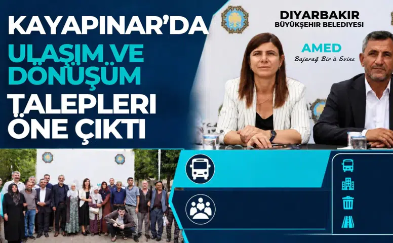 Diyarbakır Huzurevleri’nde halk buluşması: Bucak otobüs hattı kurulacağını söyledi