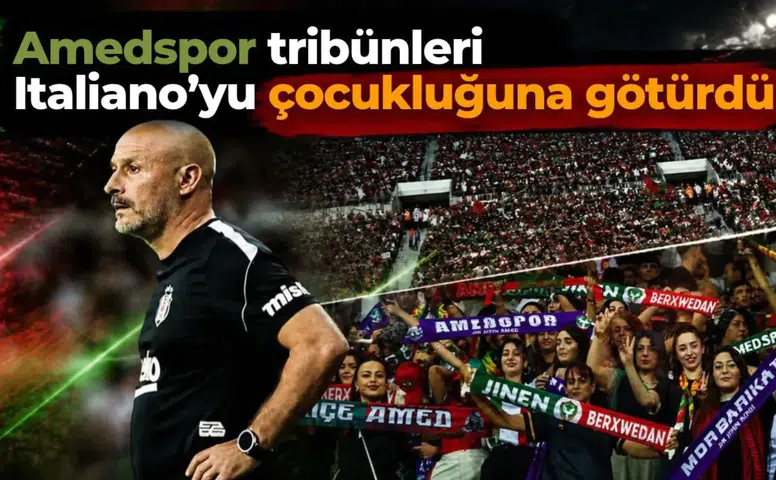 Amedspor tribünleri Italiano’yu çocukluğuna götürdü