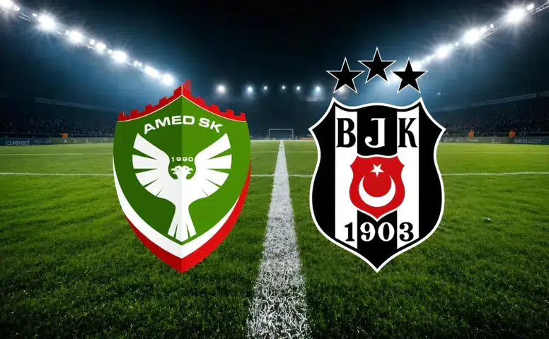 Amedspor-Beşiktaş maçı saat kaçta, hangi kanalda?