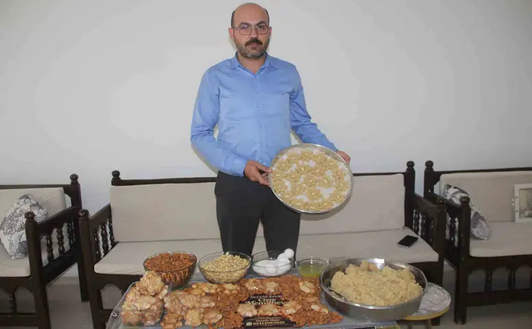 Sadece üç malzemeyle yapılan bin yıllık Cizre lezzeti memilheva