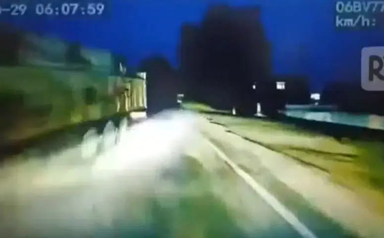 Şırnak Uludere'deki feci otobüs kazasının araç içi kamera görüntüleri ortaya çıktı