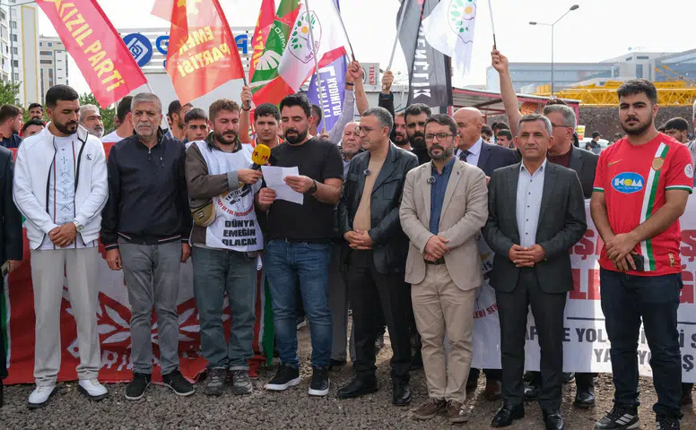 Diyarbakır'da Şehir Hastanesi işçilerinden sevindiren haber: Haklarını aldılar
