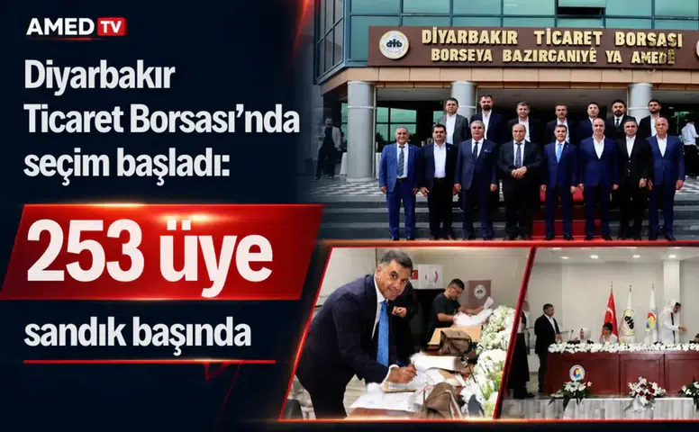 Diyarbakır Ticaret Borsası’nda seçim başladı: 253 üye sandık başında