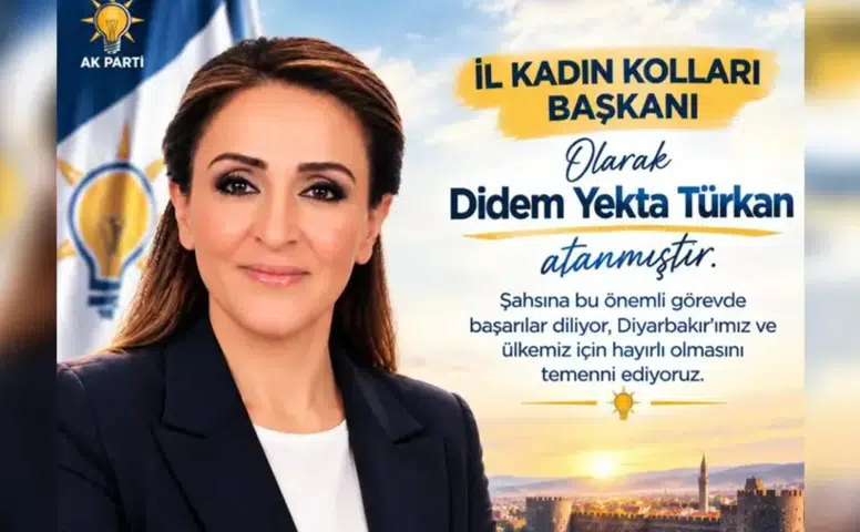 AK Parti Diyarbakır Kadın Kolları’nda görev değişimi: Yeni başkan belli oldu