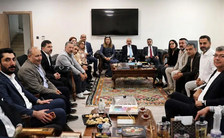 Amedspor yönetimi DTSO'yu ziyaret etti: Kulübe ekonomik destek güçlendirilecek